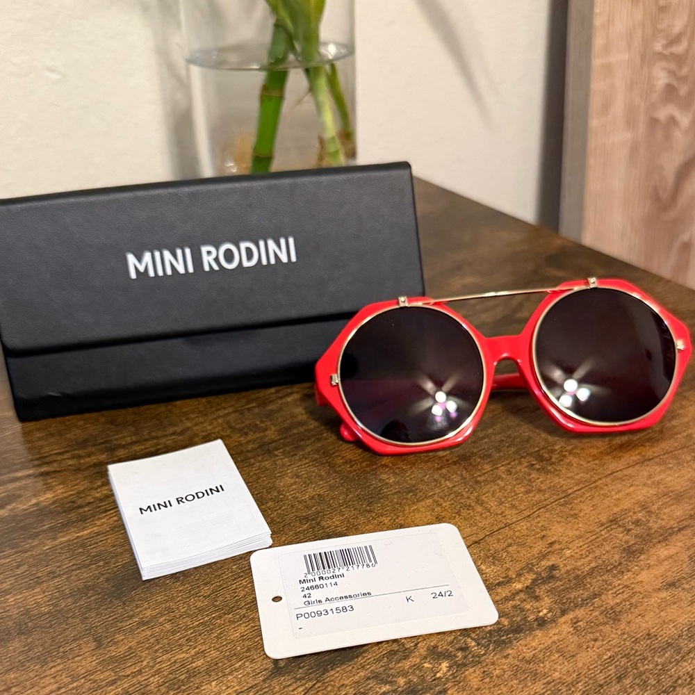 MINI RODINI Girl’s Flip Up Sunglasses